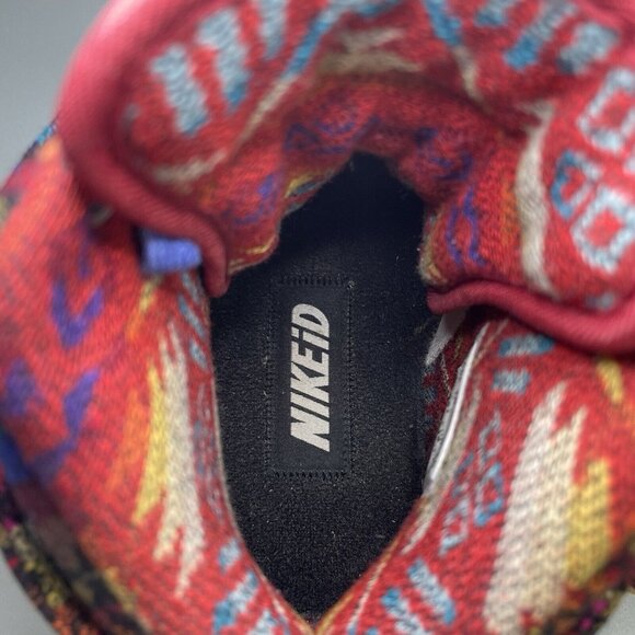 Nike Pendleton Wool Air Force 1 One NikeID Sneakers Aztec Colorful Mens 6.5 - Picture 14 of 16